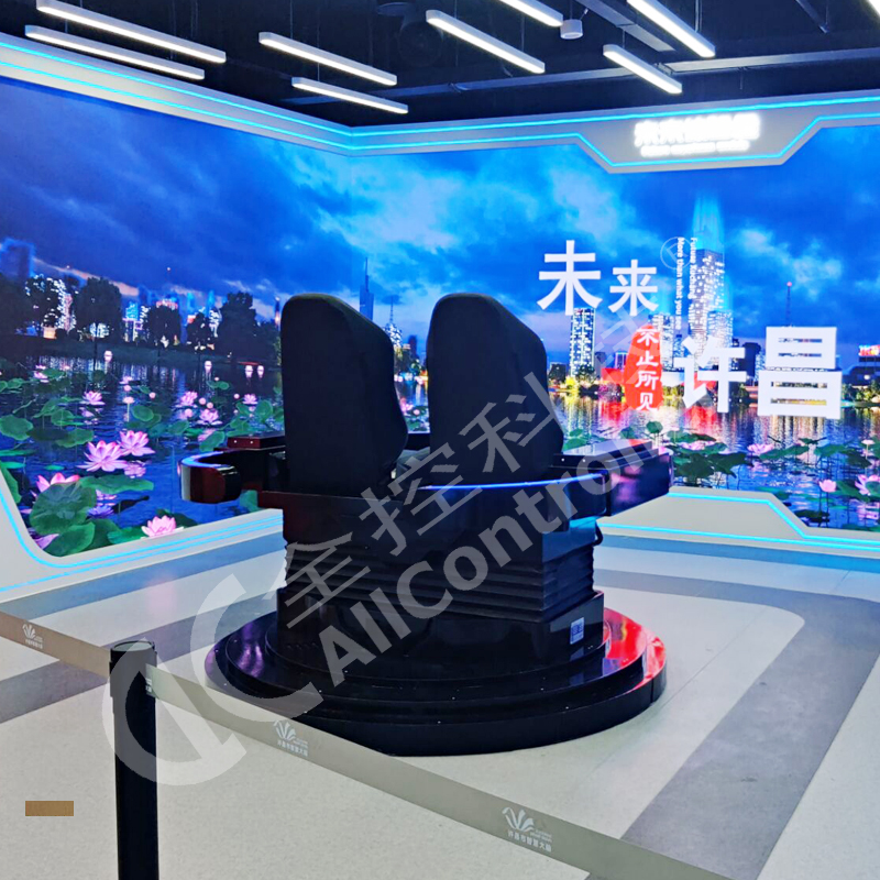 科普館VR體驗(yàn)艙_雙人穿越未來虛擬動(dòng)感平臺